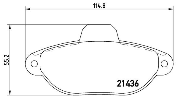 MAGNETI MARELLI Комплект тормозных колодок, дисковый тормоз 363700423096